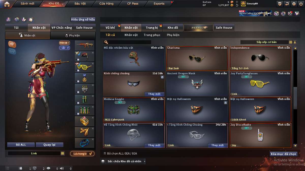 shop acc cf uy tin gia re